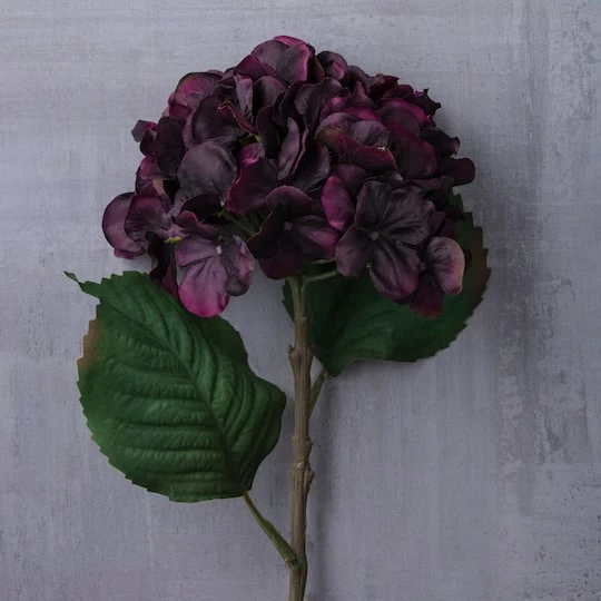 Black & Purple Hydrangea Stem By Ashland® 5 Black & Purple Hydrangea Stem By Ashland® - Image 3