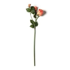 Coral Faux Real Rose Stem By Ashland®