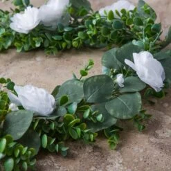 6ft. White Rose Foliage Garland By Ashland® -Michaels Shop 10627257 22
