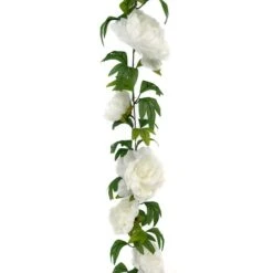 6ft. Cream Peony Garland By Ashland®