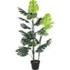 Northlight 4ft. Potted Artificial Monstera Plant 2 Northlight 4ft. Potted Artificial Monstera Plant -Michaels Shop D236744S 1