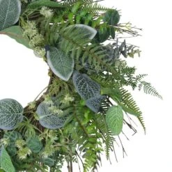 Northlight 22" Green Eucalyptus, Ivy & Fern Wreath -Michaels Shop D237015S 3