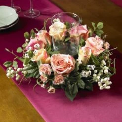 8.5" Rose Candelabrum Silk Flower Arrangement -Michaels Shop D251187S 3