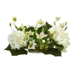 6" Hydrangea Artificial Arrangement Candelabrum -Michaels Shop D251191S 13
