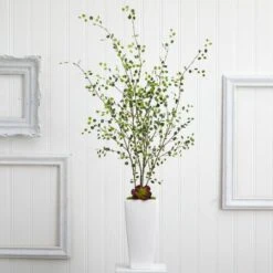 4ft. Night Willow In White Planter 11 4ft. Night Willow In White Planter -Michaels Shop D251416S 14