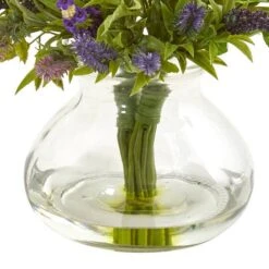 16" Lavender Bouquet Arrangement In Vase -Michaels Shop D251458S 13