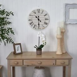 19" White Orchid In Ceramic Pot -Michaels Shop D251466S 17