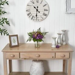 14” Hydrangea & Berry Arrangement In Glass Vase -Michaels Shop D251467S 12