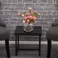 14" Cherry Blossom Arrangement In Glass Vase -Michaels Shop D251470S 17