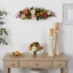 2.8ft. Mixed Peony Centerpiece Arrangement -Michaels Shop D251477S 2