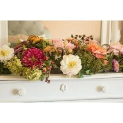 2.8ft. Mixed Peony Centerpiece Arrangement -Michaels Shop D251477S 6