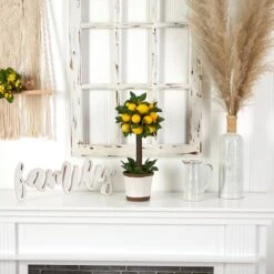 18" Potted Lemon Ball Topiary Arrangement -Michaels Shop D251493S 15