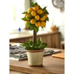 18" Potted Lemon Ball Topiary Arrangement -Michaels Shop D251493S 16