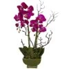 21" Orchid & Succulent Floral Arrangement In Ceramic Pot 2 21" Orchid & Succulent Floral Arrangement In Ceramic Pot -Michaels Shop D251497S 11