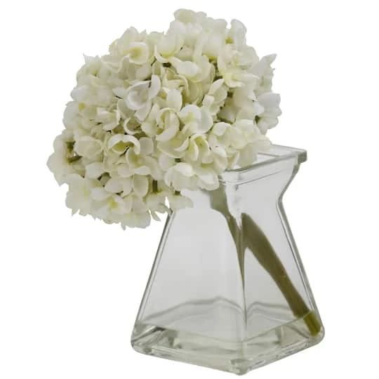 Green, Purple & White Hydrangea With Vase, 3ct. 6 Green, Purple & White Hydrangea With Vase, 3ct. - Image 4