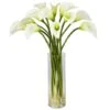 20" Mini Calla Lily Silk Flower Arrangement In Vase -Michaels Shop D251513S 11