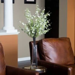 38" Cherry Blossoms Silk Arrangement In Vase -Michaels Shop D251514S 13