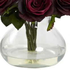 11" Red Rose Arrangement In Vase -Michaels Shop D251525S 3
