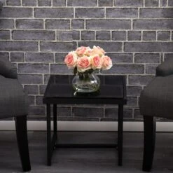 11" Pink & White Rose Arrangement In Vase -Michaels Shop D251529S 13