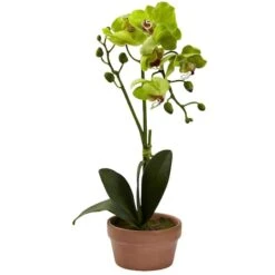 13" Orchid With Clay Vase, 4ct. -Michaels Shop D251610S 13