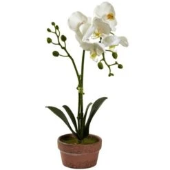 13" Orchid With Clay Vase, 4ct. -Michaels Shop D251610S 15