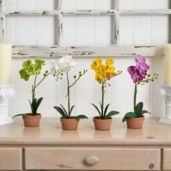 13" Orchid With Clay Vase, 4ct. -Michaels Shop D251610S 17