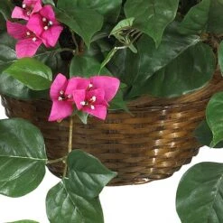 24" Pink Bougainvillea Hanging Basket 14 24" Pink Bougainvillea Hanging Basket -Michaels Shop D251624S 13