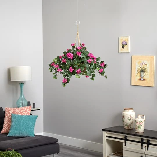 24" Pink Bougainvillea Hanging Basket 11 24" Pink Bougainvillea Hanging Basket - Image 9