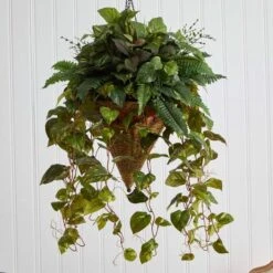 3ft. Mixed Green Vines In Cone Hanging Basket -Michaels Shop D251643S 15