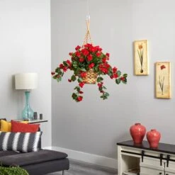 2.5ft. Geranium Hanging Basket -Michaels Shop D251675S 15