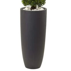 4ft. Boxwood Topiary With Gray Cylindrical Planter -Michaels Shop D251709S 13