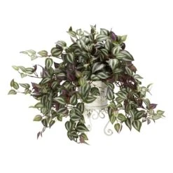 24" Wandering Jew In Metal White Planter -Michaels Shop D251768S 1 1
