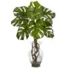 2ft. Monstera Plant In Glass Vase 2 2ft. Monstera Plant In Glass Vase -Michaels Shop D251788S 11