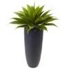 3ft. Agave Plant In Gray Cylinder Planter 2 3ft. Agave Plant In Gray Cylinder Planter -Michaels Shop D251799S 11