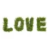 12" LOVE Boxwood Wall Decoration