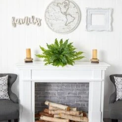 26" Green Fern Artificial Ledge Plant -Michaels Shop D251806S 16