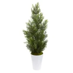 2.5ft. Mini Cedar Pine Tree In Decorative Planter
