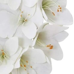 24'' White Amaryllis Wreath -Michaels Shop D252235S 13