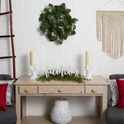 22” Magnolia Leaf Wreath -Michaels Shop D252239S 12