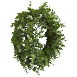 18” Double Ring Eucalyptus Wreath -Michaels Shop D252247S 12