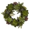 20" Green Succulent Wreath 2 20" Green Succulent Wreath -Michaels Shop D252267S 11