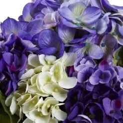 11" Mixed Hydrangea Arrangement In Vase 8 11" Mixed Hydrangea Arrangement In Vase -Michaels Shop D262059S 2
