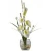 18" Calla Lily Arrangement In Glass Vase -Michaels Shop D262064S 1