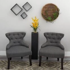 19" Yellow Dancing Lady Orchid Arrangement In Glass Vase -Michaels Shop D262101S 15