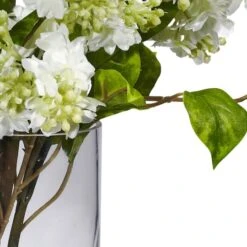 15" Lilac Arrangement In Glass Vase -Michaels Shop D262110S 14