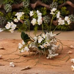 14" Mini Moth Orchid Set On Coral 10 14" Mini Moth Orchid Set On Coral -Michaels Shop D262151S 13