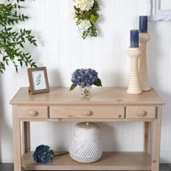 9" Blue Hydrangea In Floral Planter -Michaels Shop D262155S 12