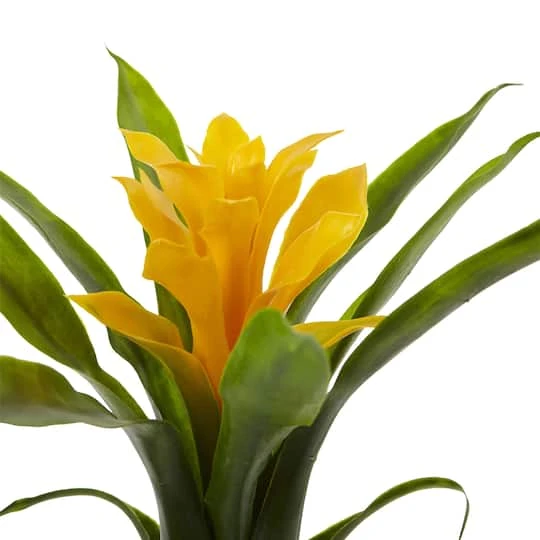 Yellow Bromeliad Flower, 6ct. 6 Yellow Bromeliad Flower, 6ct. - Image 4