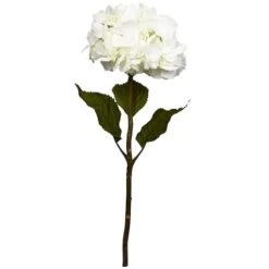 White Hydrangea Stems, 3ct.