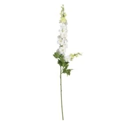 White Delphinium Stem, 12ct.
